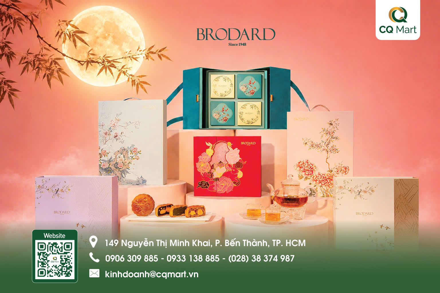 Bánh trung thu Brodard 2026 chính hãng, mẫu quà đẹp