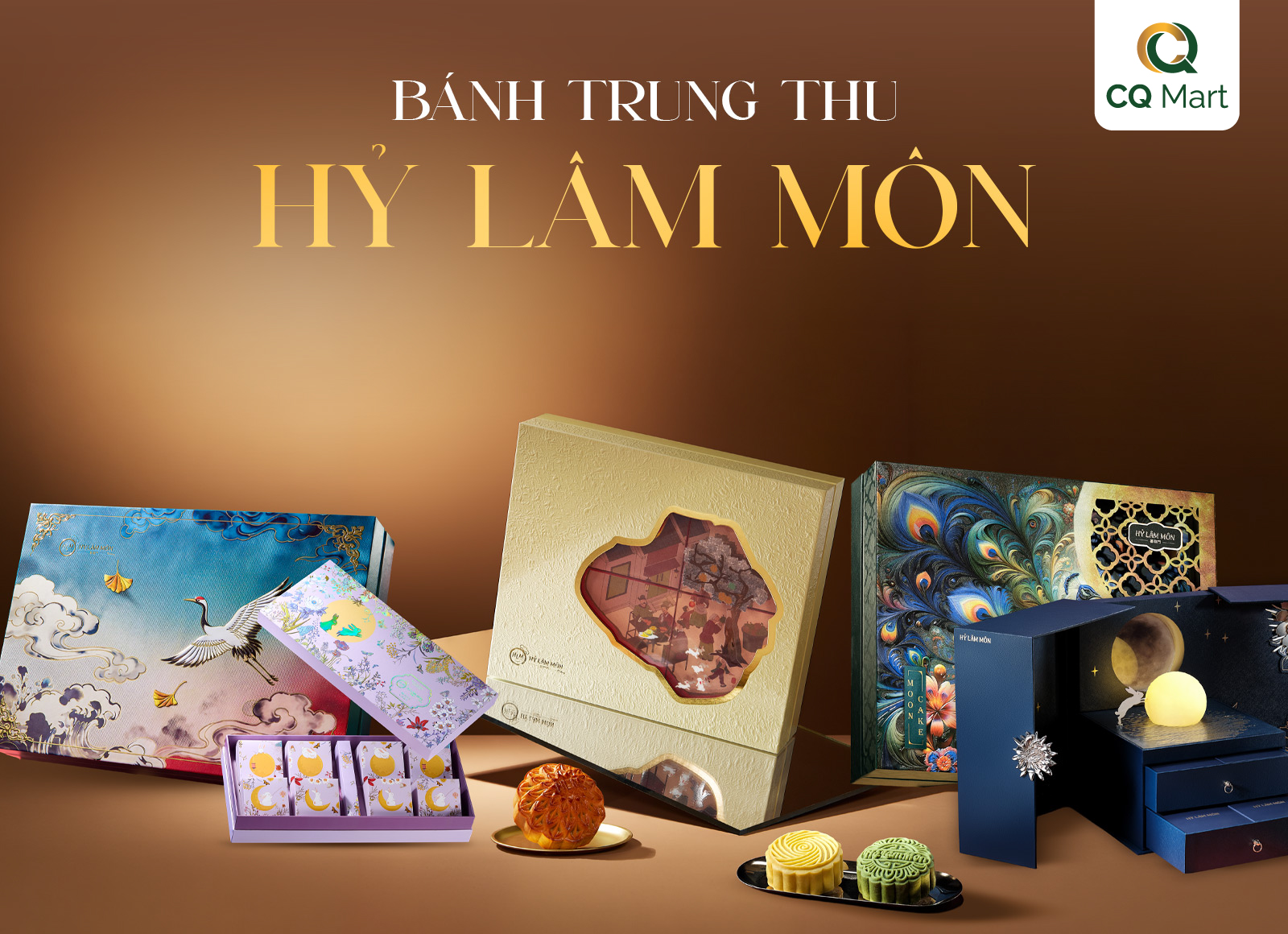 Giá bán và mẫu hộp bánh trung thu Hỷ Lâm Môn 2026