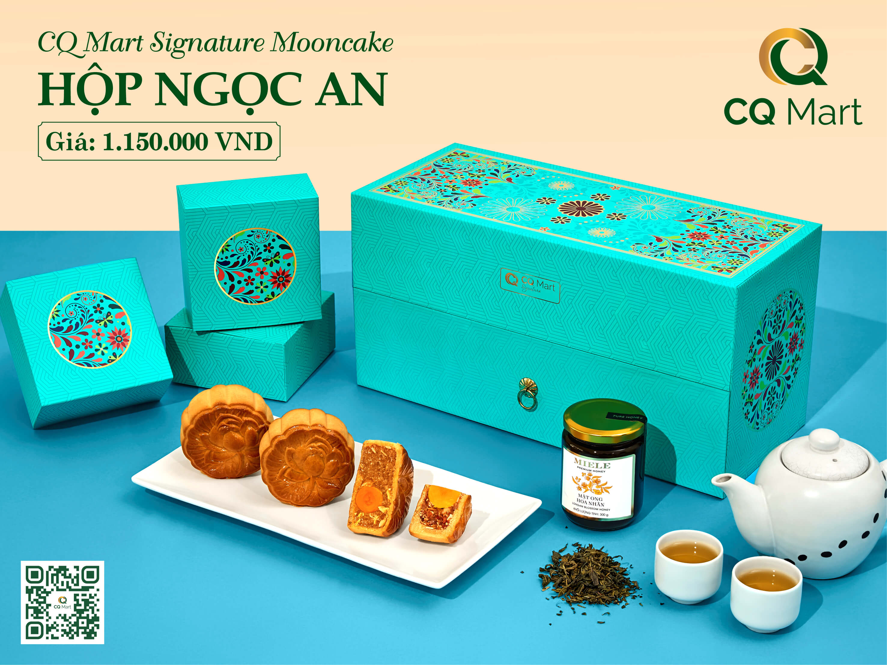 Bánh trung thu CQ Signature - Hộp Ngọc An