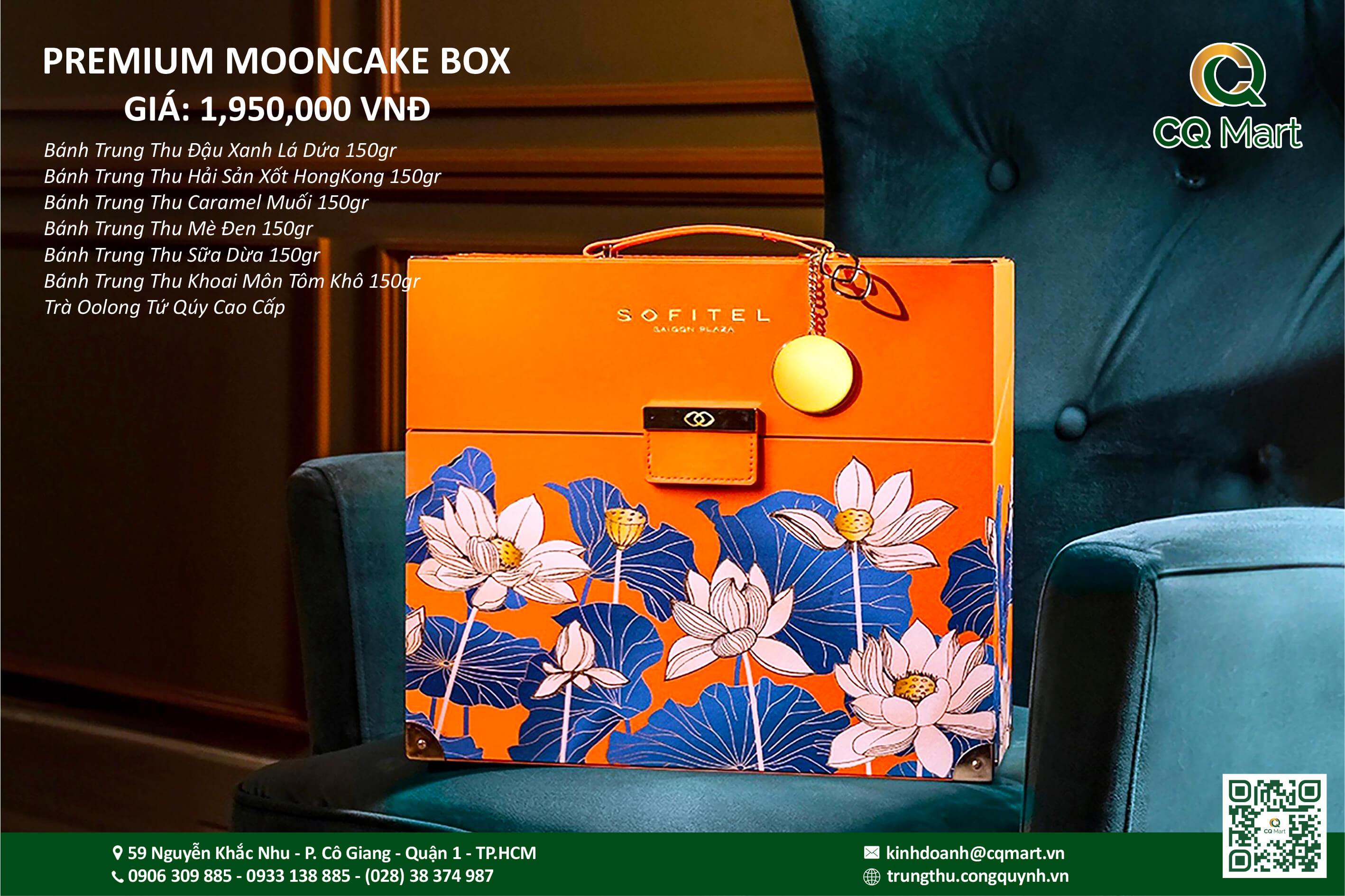 Bánh trung thu khách sạn năm sao Sofitel - PREMIUM MOONCAKE BOX