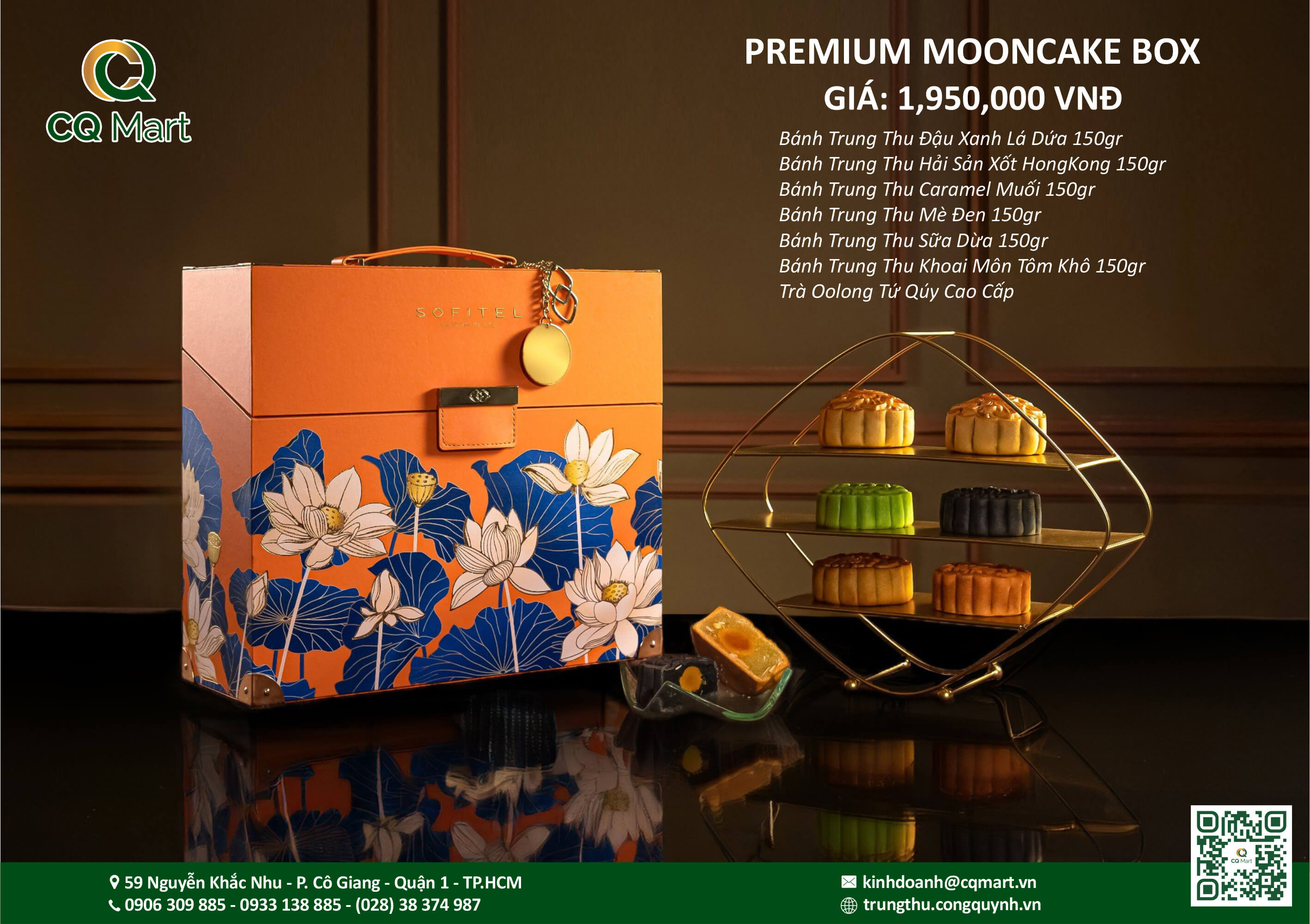 Bánh trung thu khách sạn năm sao Sofitel - PREMIUM MOONCAKE BOX