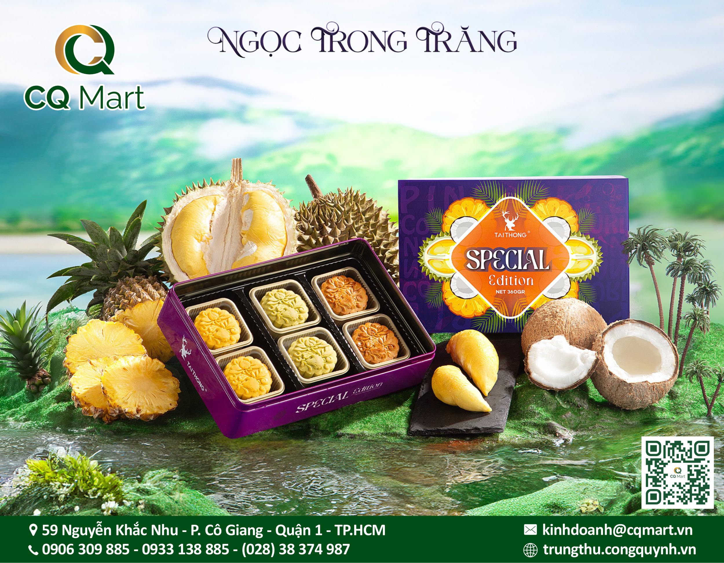 Bánh Trung Thu Tai Thong 2024 Ngọc Trong Trăng Set 13